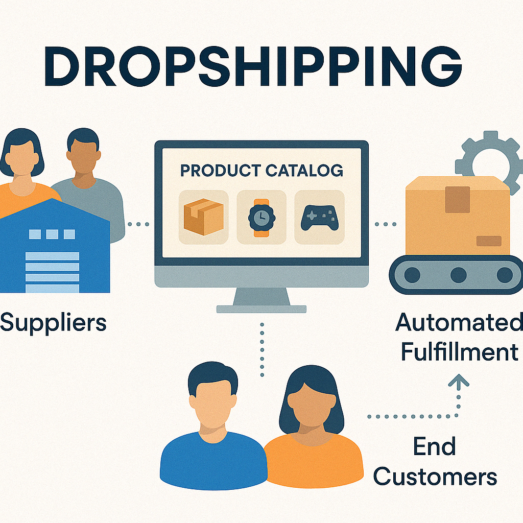 Dropshipping illustration